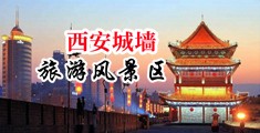 国产美女让男人抠的喷水中国陕西-西安城墙旅游风景区